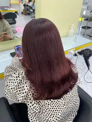 セミロング カラー パーマ ヘアアレンジ メンズ キッズ ネイル マツエク・マツパ アイブロウ linette所属・🐩推し活🐩 FUTABA🍒のヘアスタイル