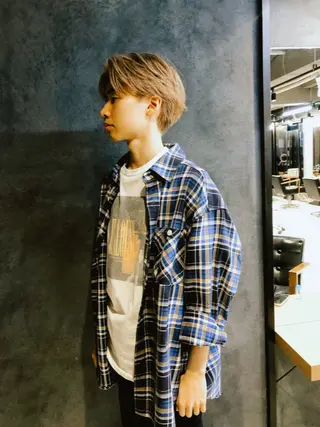 カラー ヘアアレンジ メンズ ainico+所属・メンズ特化✂️栗原 侑也のヘアスタイル