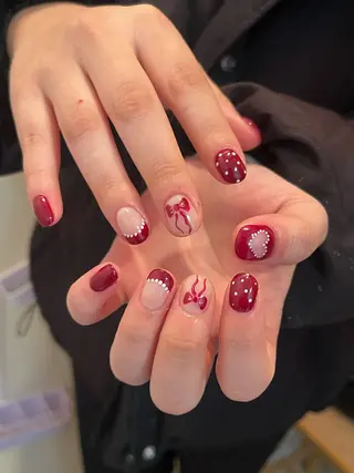 ネイル 文 /個性派ネイルのネイルデザイン