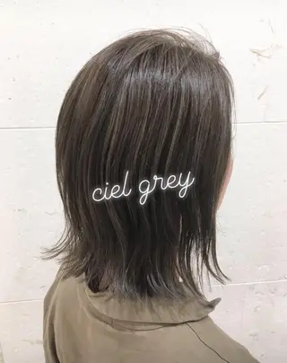 ミディアム カラー 斉藤 貴也のヘアスタイル