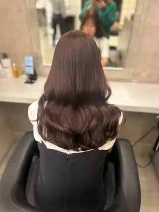 カラー 透明感ベージュ🤎 ナチュラルレイヤーのヘアスタイル