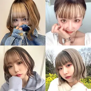 ショート カラー 韓国ヘア/艶カラー /田中悠佑のヘアスタイル