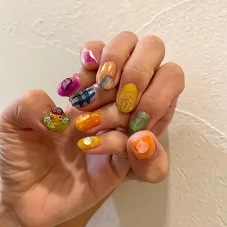 ネイル 新井 ひなののネイルデザイン