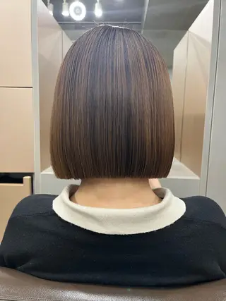 ミディアム カラー ショートカット無料/ 小顔ショートのヘアスタイル