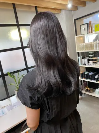 ロング 【縮毛矯正髪質改善】 中山健太のヘアスタイル