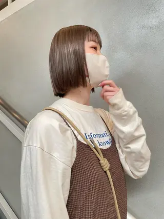 ショート カラー 佐藤 永夏のヘアスタイル