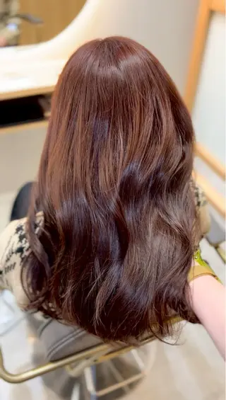 ロング カラー みな🫧艶カラー/ 髪質改善/前髪カットのヘアスタイル