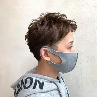 ショート カラー メンズ メンズ指名多数!! SiLO 田島のヘアスタイル