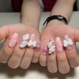 ネイル GO TODAY 吉祥寺Glint所属・うの 韓国ﾈｲﾙ໒꒱⋆⭒˚のネイルデザイン