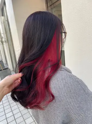 ロング カラー キルンサンピアン所属・ナチュラルカラー 児玉優香のヘアスタイル