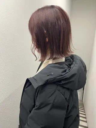 ミディアム 💗レイヤーショート ボブ艶髪/竜也💗のヘアスタイル