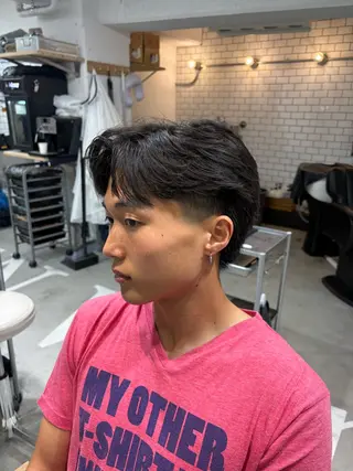 ショート 滝本 承太朗のヘアスタイル