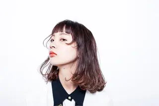 ミディアム 鈴木 崇弘のヘアスタイル