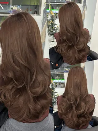 ロング カラー Ardore 韓国風カラー大阪のヘアスタイル
