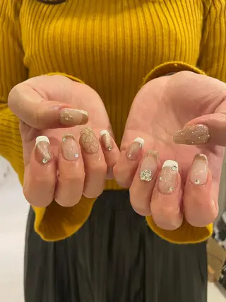 ネイル 束感まつ毛/ネイル/ LED♥KIRARAのマツエク・マツパデザイン