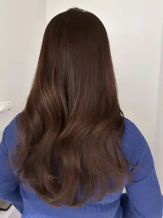 ロング カラー MOOD,所属・レイヤーカット/銀座 TAROのヘアスタイル