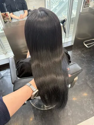 ロング カラー 韓国ヘア🖤/透明感 shihoのヘアスタイル