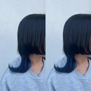 ミディアム カラー ekolu所属・髪質改善･縮毛矯正 特化･ユウシンのヘアスタイル