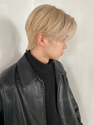 カラー メンズ ボブ/レイヤー /河内温太のヘアスタイル