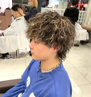カラー パーマ メンズ 【メンズ特化】 池田大成✂︎のヘアスタイル
