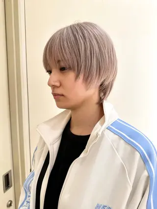 ショート 青木龍樹/パーマモデ ル/似合わせパーマのヘアスタイル