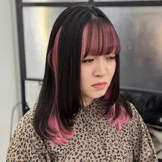 ロング カラー Ren. 🦋デザインカラーのヘアスタイル