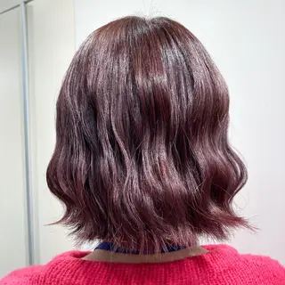 ミディアム 透明感カラー 板橋　島村美咲のヘアスタイル