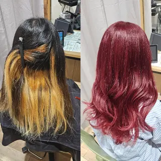 ロング カラー ACTOR所属・外戸口未優利 /ケドグチミユリのヘアスタイル