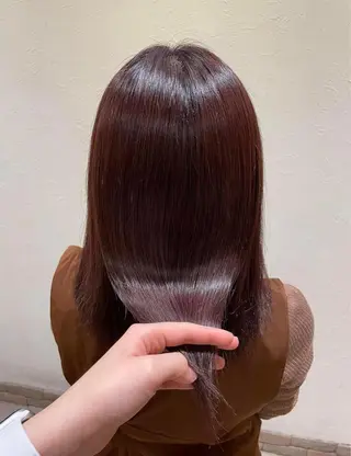 セミロング 西山 瑞希のヘアスタイル