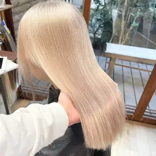 ミディアム カラー 複雑履歴ブリーチ/ keitoのヘアスタイル