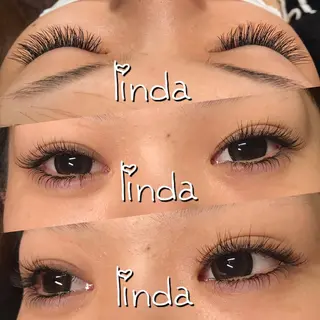 マツエク・マツパ linda lashesのマツエク・マツパデザイン