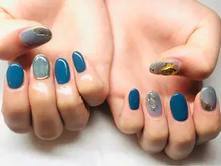 ネイル いちじゅう あおいのネイルデザイン