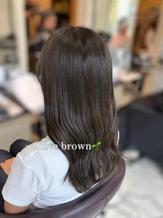 セミロング 🧸HARUNA 艶髪✨透明感🫧のヘアスタイル