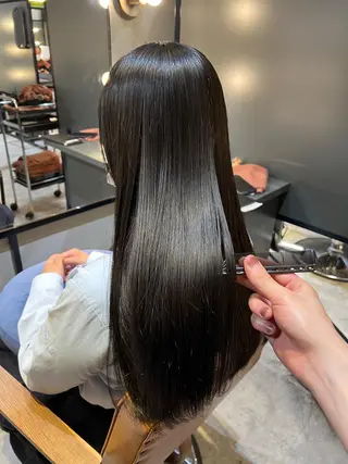 ロング 髪質改善ストレート Kantaのヘアスタイル