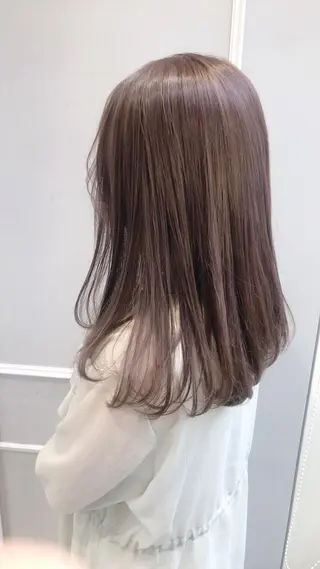 ミディアム 似合わせ艶髪カラー ❤️ハダユミのヘアスタイル