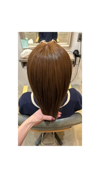 ミディアム 長谷川 楓恋のヘアスタイル