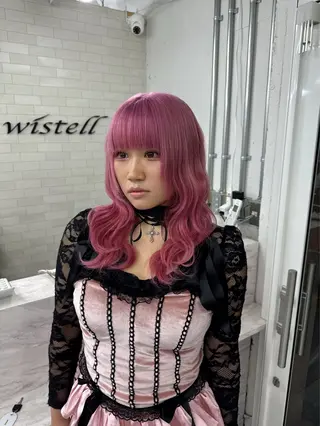 カラー 🍓URARA 🥀最強ハイトーン❤のヘアスタイル