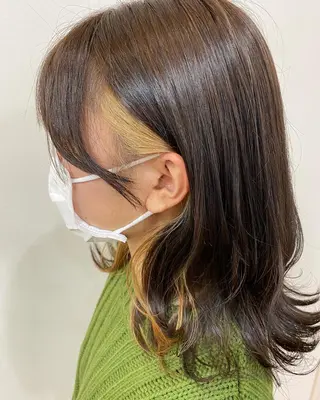 ミディアム カラー Ricci小針店所属・小池 隼人のヘアスタイル