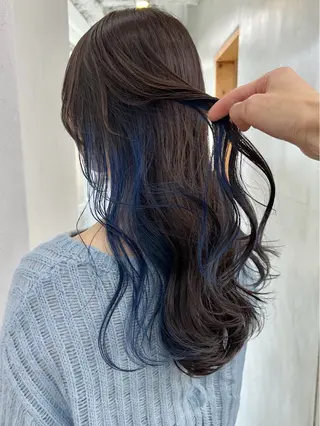 セミロング カラー ブリーチダブルカラー 【koide】のヘアスタイル