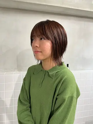 ミディアム anon Loemのヘアスタイル