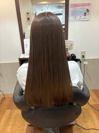 ロング MOLLASALON 浅香山店所属・髪質改善カラー 縮毛矯正🤍辻桃加のヘアスタイル