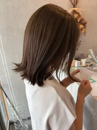 ミディアム カラー Bish Yanaのヘアスタイル