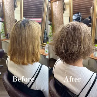 ミディアム カラー 🌱ケミカル美容師 未来を綺麗に🌱優吾のヘアスタイル