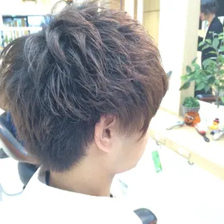 ショート メンズ 岡本 拓朗のヘアスタイル