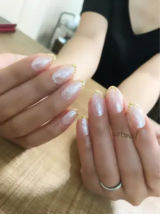 ロング ネイル ツメトマツゲ .のネイルデザイン