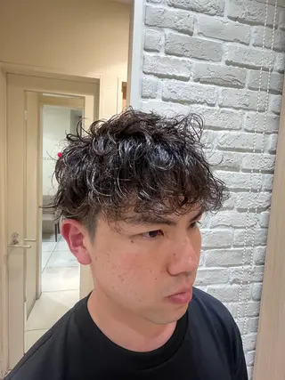 パーマ メンズ メンズ特化型美容師 パーマ/荒井海音のヘアスタイル