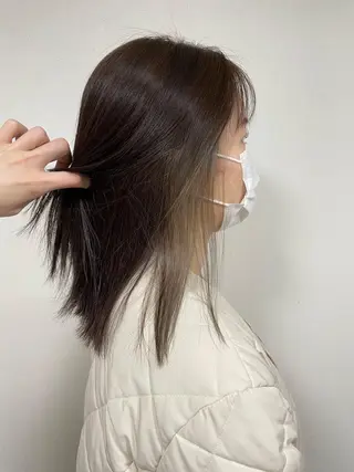 ミディアム 艶髪カラー& トリートメント　松村のヘアスタイル