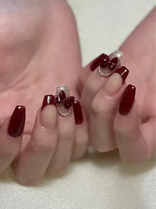 ネイル 𝐋𝐮𝐞𝐚 kanako🕊のネイルデザイン