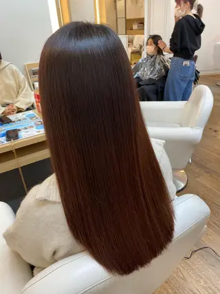 ロング カラー ヘアアレンジ 韓国ヘア sasugaのヘアスタイル