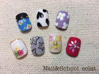 ネイル センター南 eclatのネイルデザイン